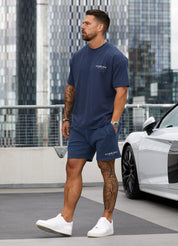 Gym King Est. Legacy Washed Tee - Washed Indigo