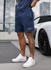 Gym King Est. Legacy Short - Washed Indigo