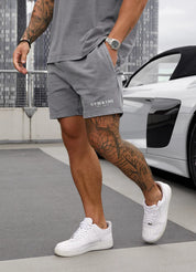 Gym King Est. Legacy Short - Washed Grey