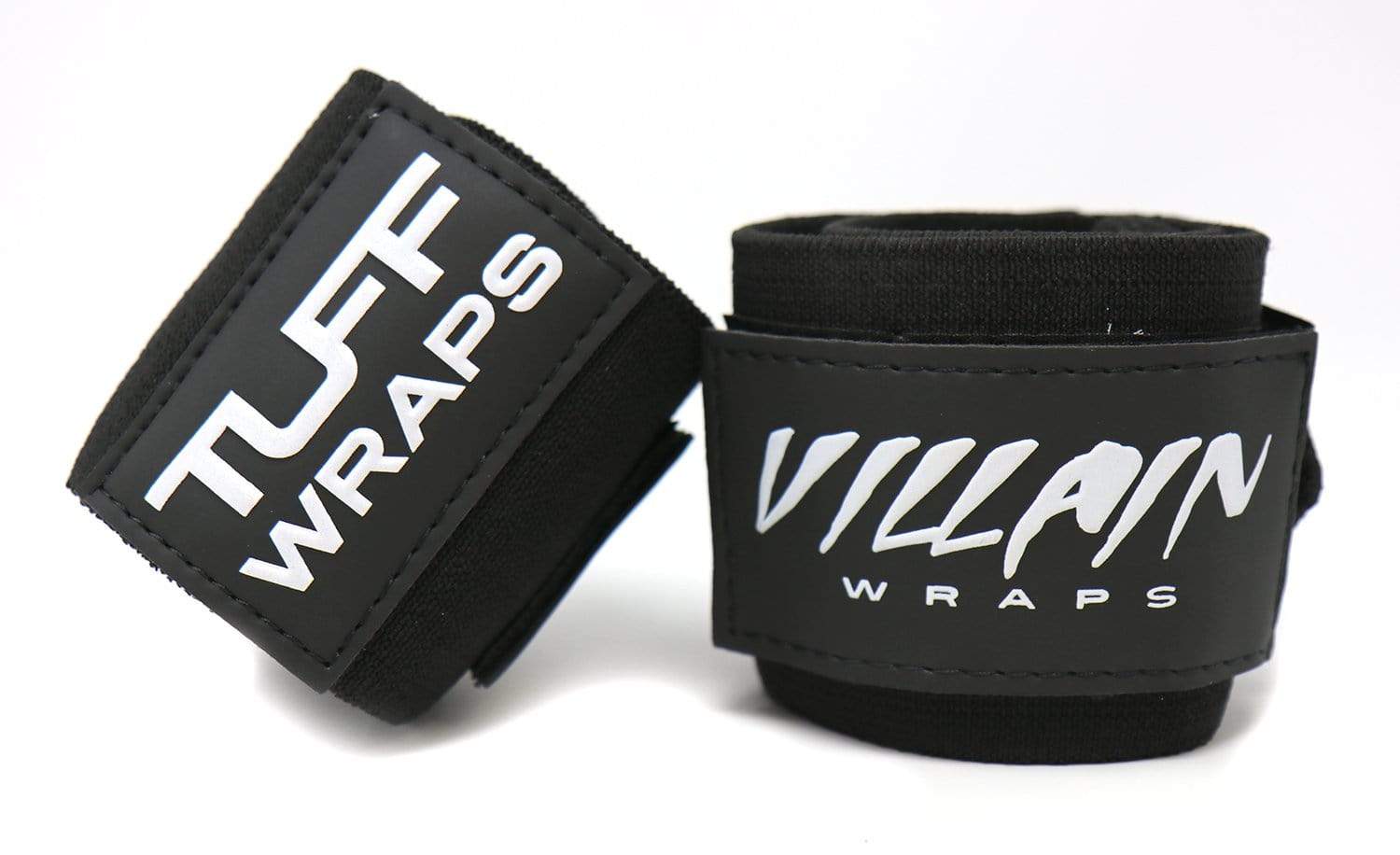 All Black Villain "STIFF" Wrist Wraps 24"