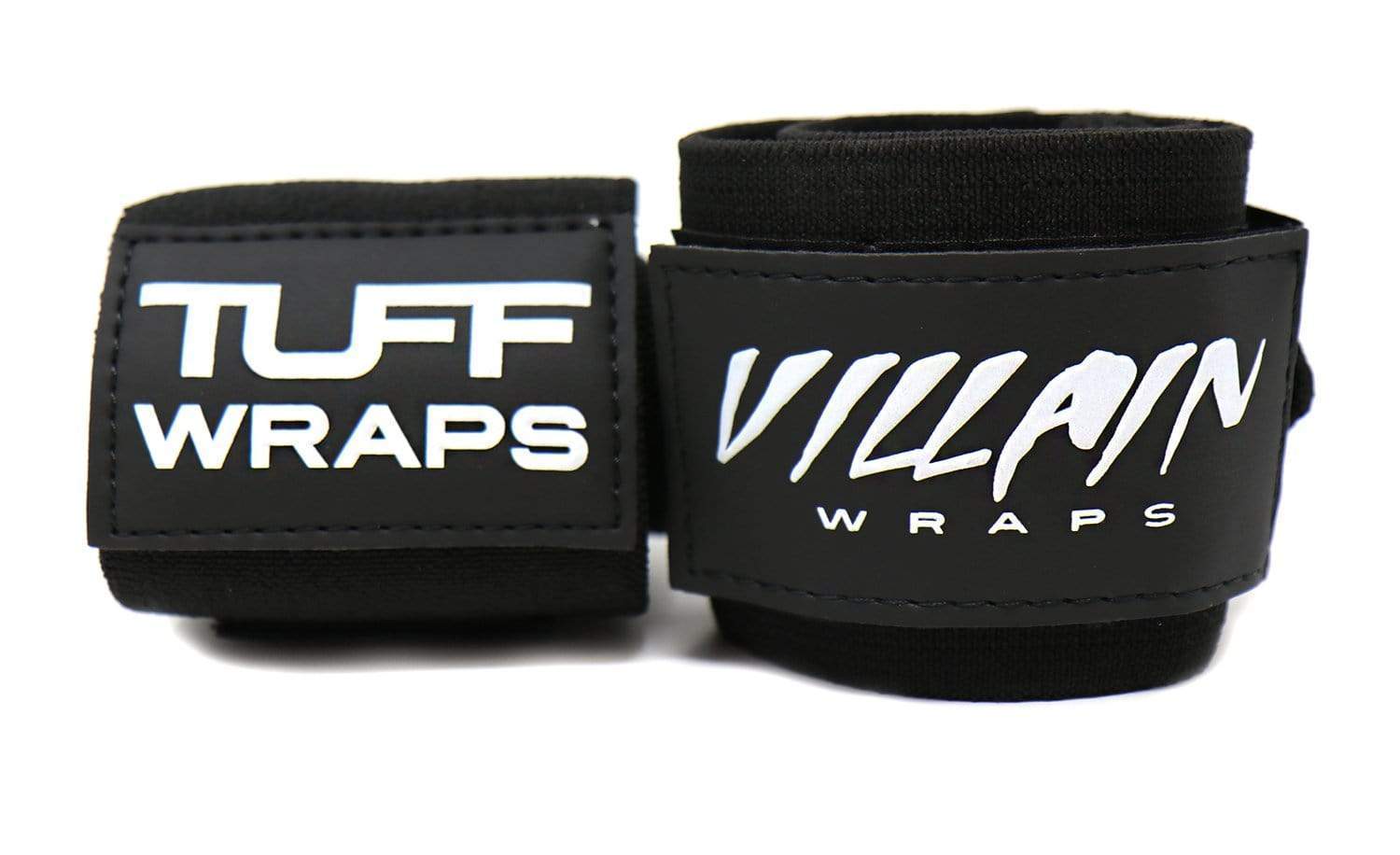 All Black Villain "STIFF" Wrist Wraps 24"