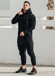 Gym King Rebellion Hood - Black