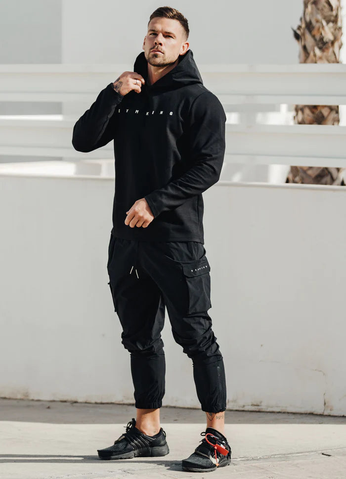 Gym King Rebellion Hood - Black