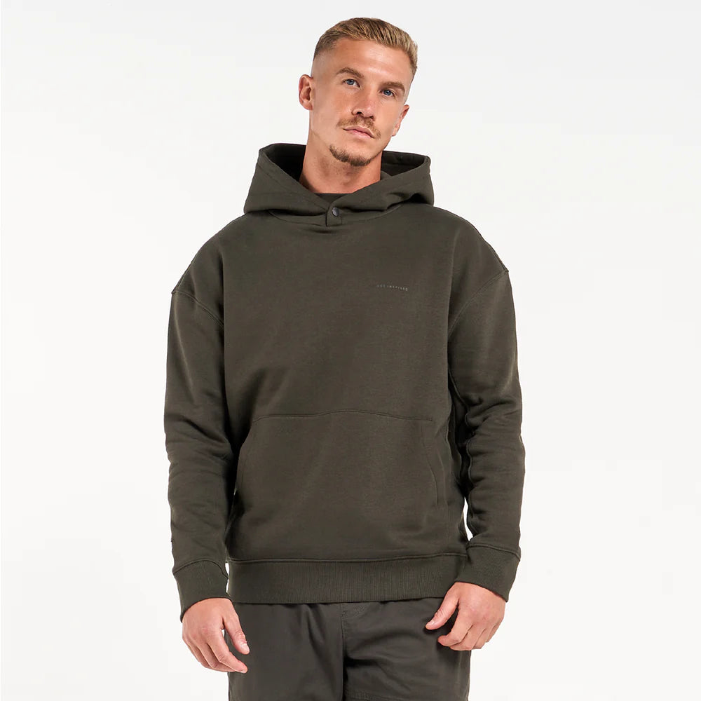 Dark khaki green hoodie sale