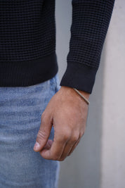 Capo CABLE Knit Jumper - Black