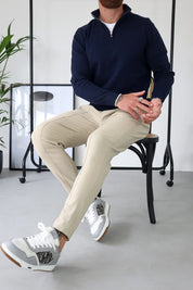 Capo Egyptian Cotton 1/4 Zip Top