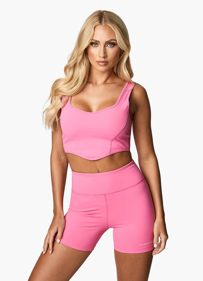 Gym King Malibu Contoured Tank - Paradise Pink