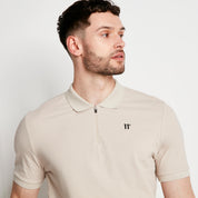 SMART Zip Polo - Stone