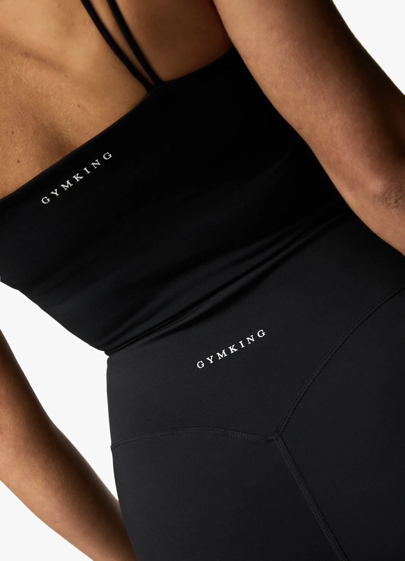 Gym King 365 Long Line Tank - Black