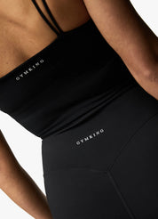 Gym King 365 Long Line Tank - Black