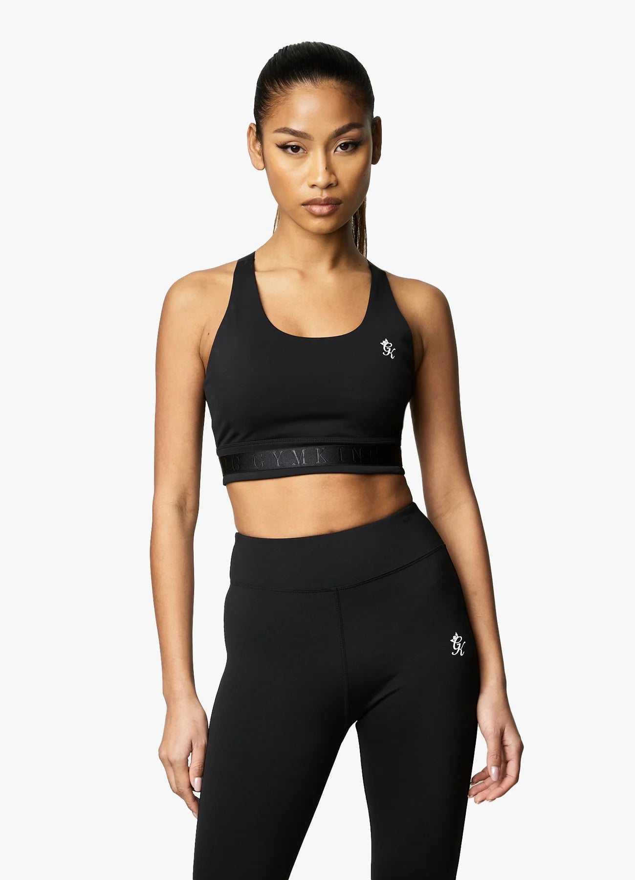 Gym King Flare Sports Bra - Black