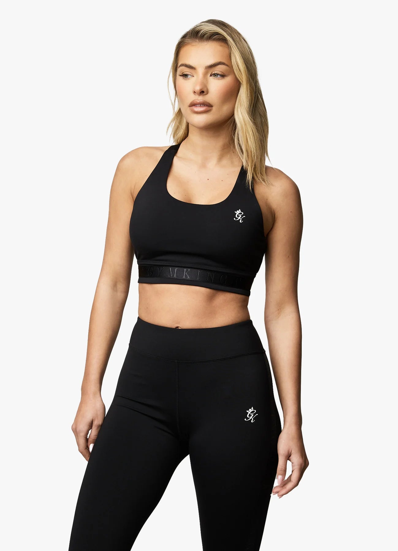 Gym King Flare Sports Bra - Black