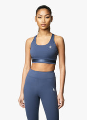 Gym King Flare Sports Bra - Navy