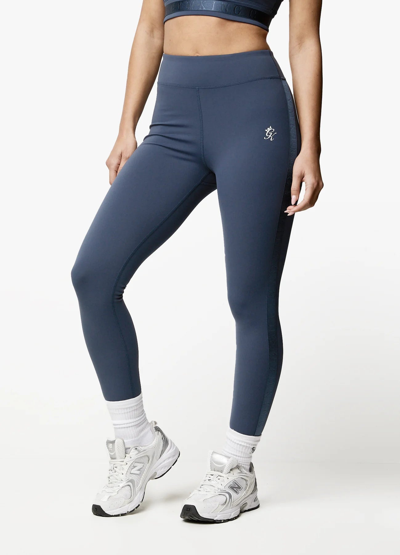 Gym King Flare Legging - Navy
