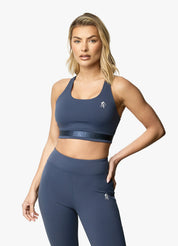 Gym King Flare Sports Bra - Navy