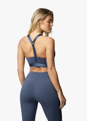 Gym King Flare Sports Bra - Navy