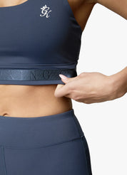 Gym King Flare Sports Bra - Navy