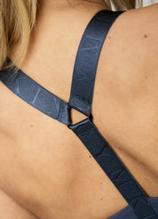 Gym King Flare Sports Bra - Navy