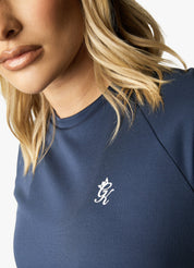 Gym King Flare Short Sleeve Tee - Navy