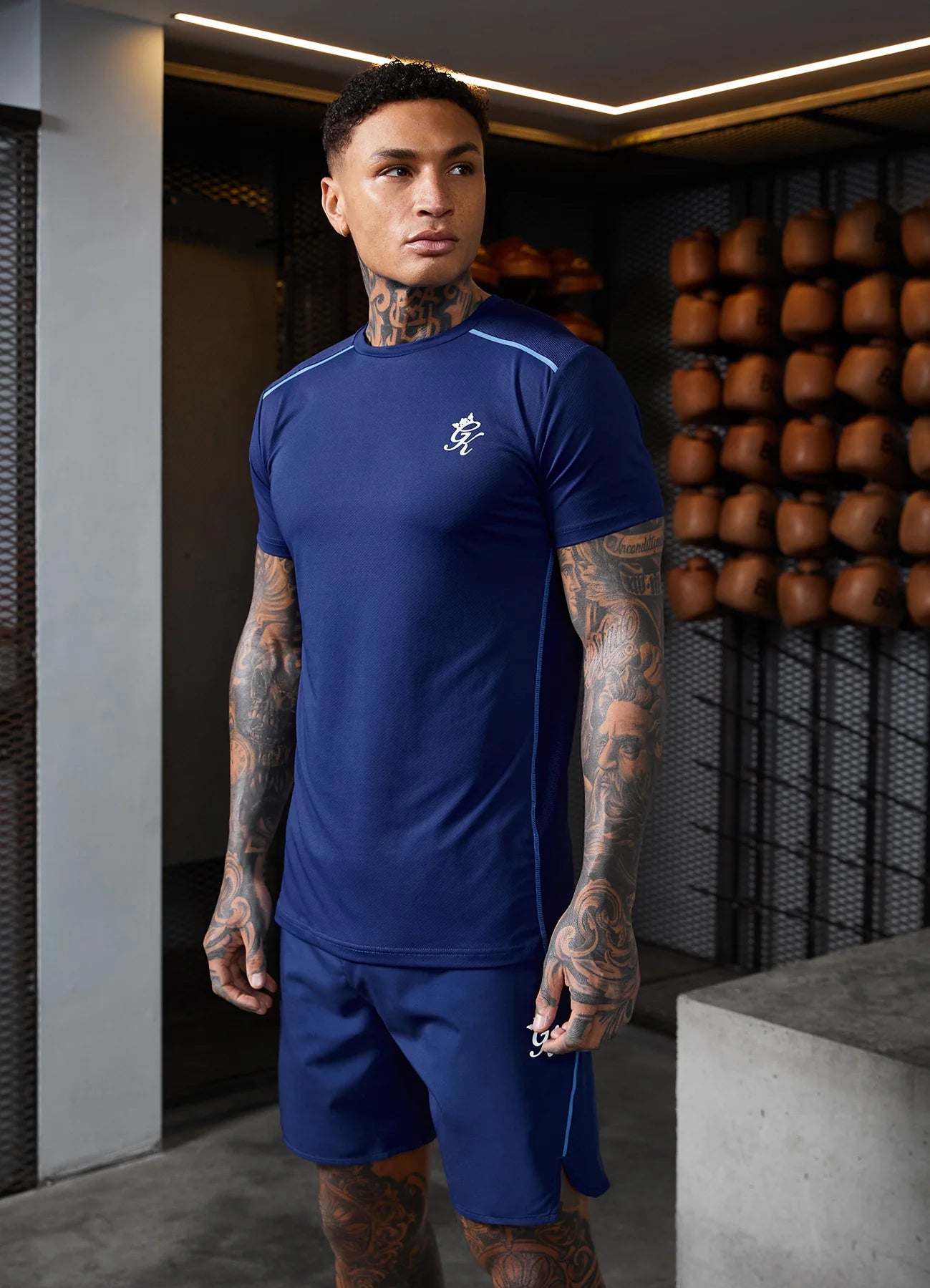 Gym King Flex Tee - Galaxy Blue