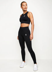 Gym King Formation Seamless Rib Bra - Black