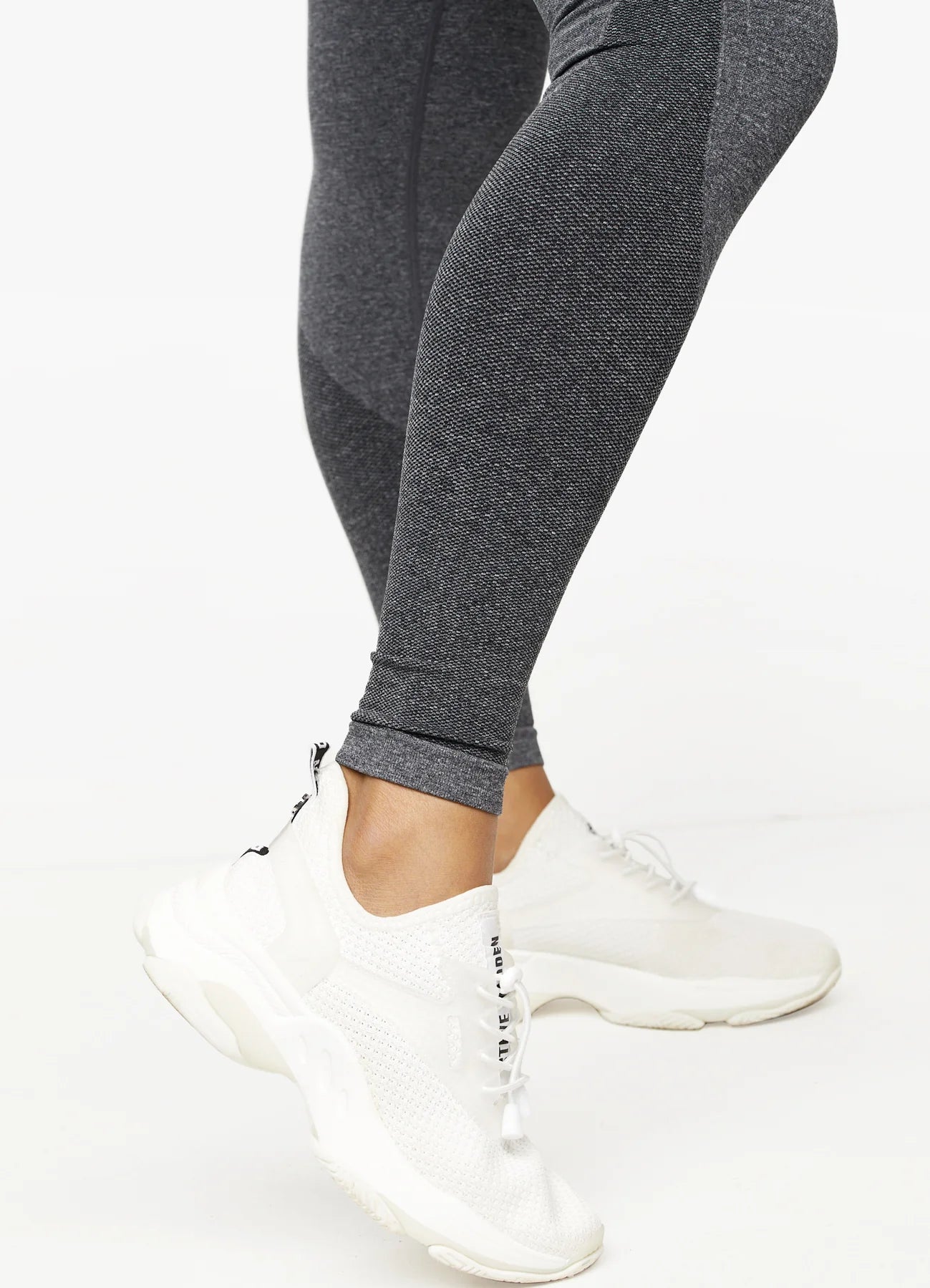 Gym King Seamless Results Legging - Smoke Grey Marl