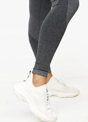 Gym King Seamless Results Legging - Smoke Grey Marl