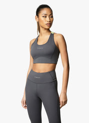 Gym King Motivate Bra - Graphite/Lime