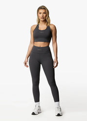 Gym King Motivate Legging - Graphite/Lime