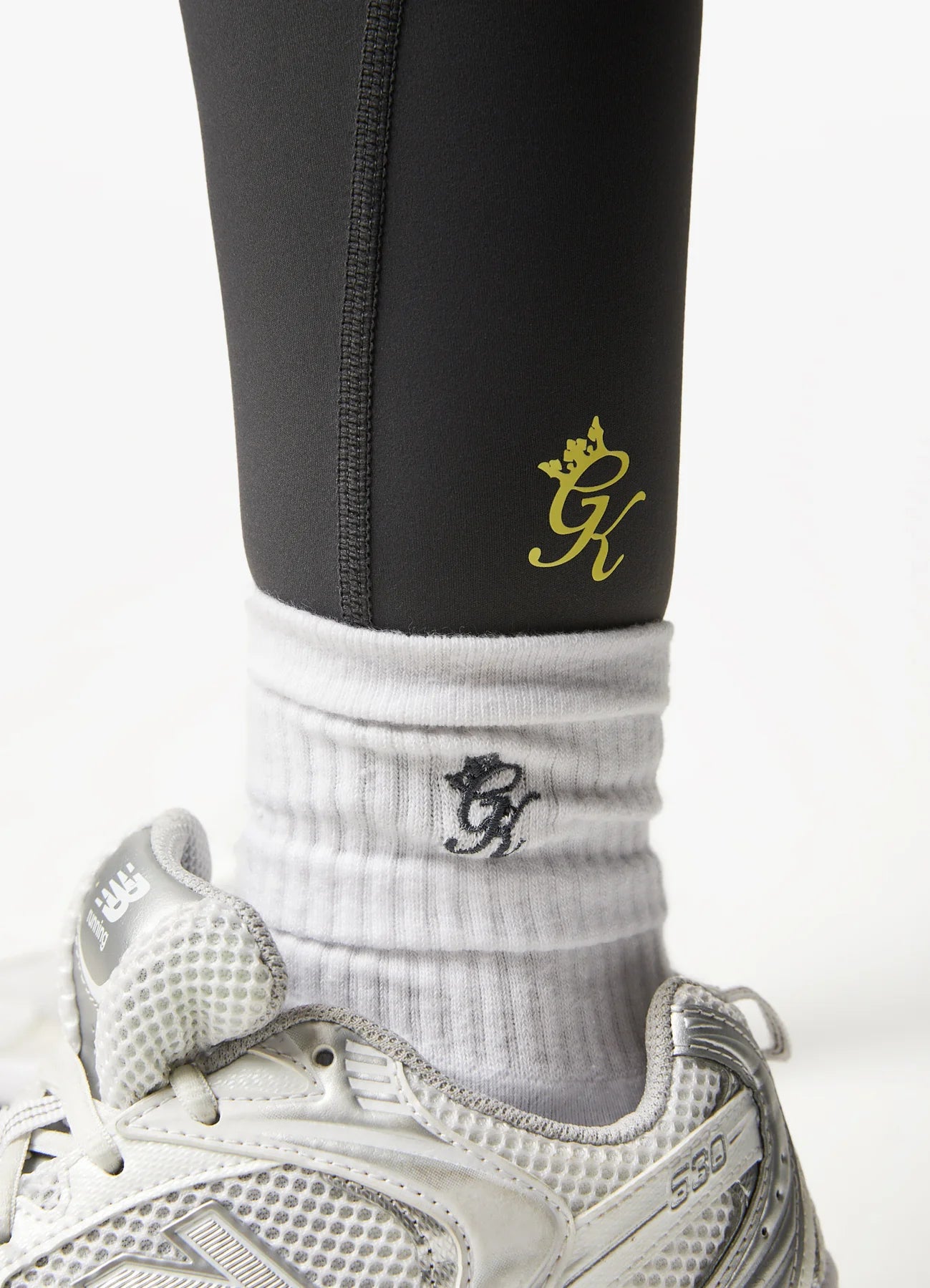 Gym King Motivate Legging - Graphite/Lime