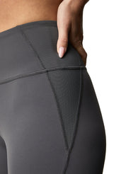 Gym King Motivate Legging - Graphite/Lime