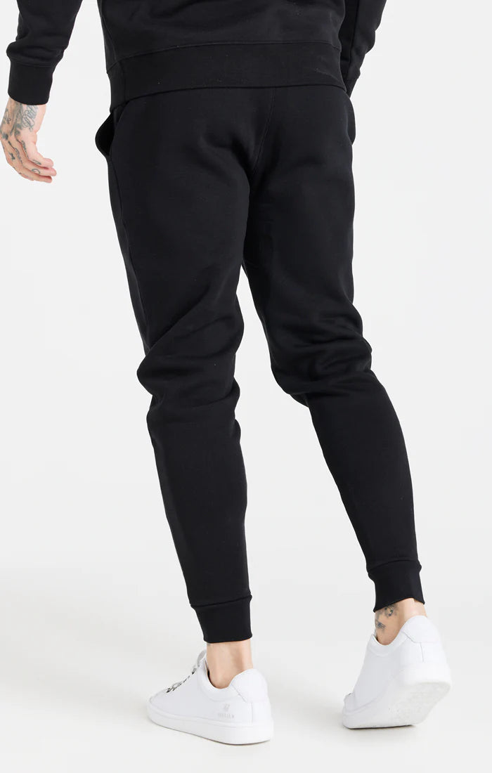 Black Essential Fitted Jogger
