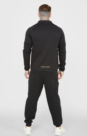 Black Sports Zip-Thru