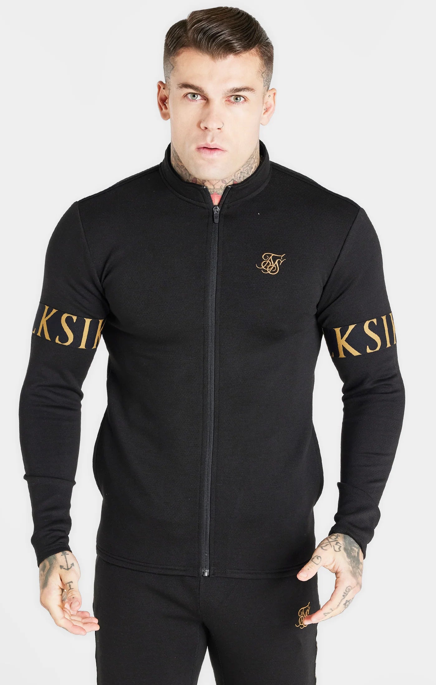 Black Dynamic Funnel Track Top
