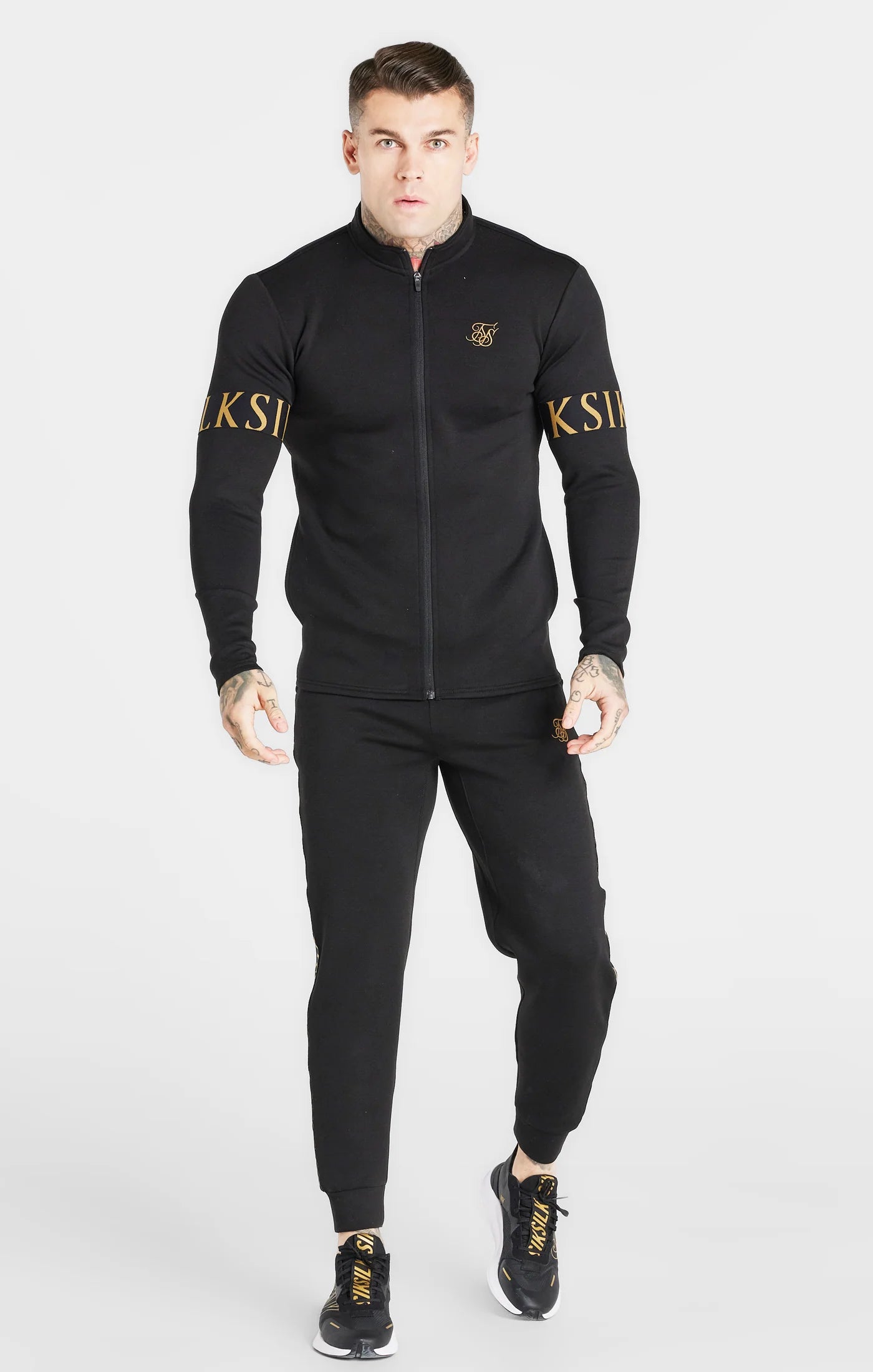 Black Dynamic Funnel Track Top