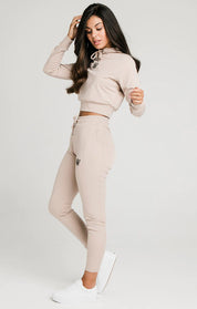 Beige Essential Track Top