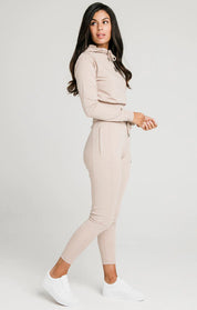 Beige Essential Track Top