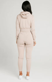 Beige Essential Track Top