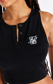 Black Popper Racerback Vest