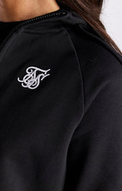 Black Essential Zip Thru Hoodie