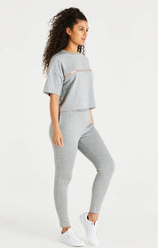 Grey Marl Track Pant