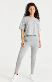 Grey Marl Track Pant