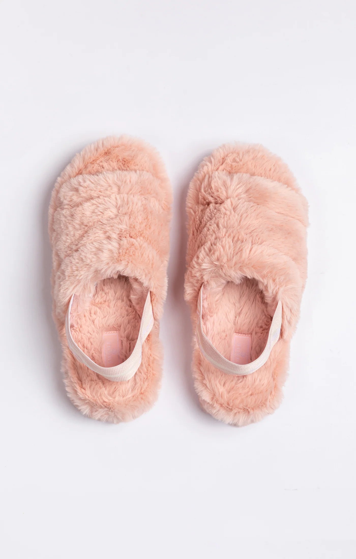 Pink Fluffy Slide Slipper
