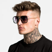 Drake Sunglasses - Black/Gold