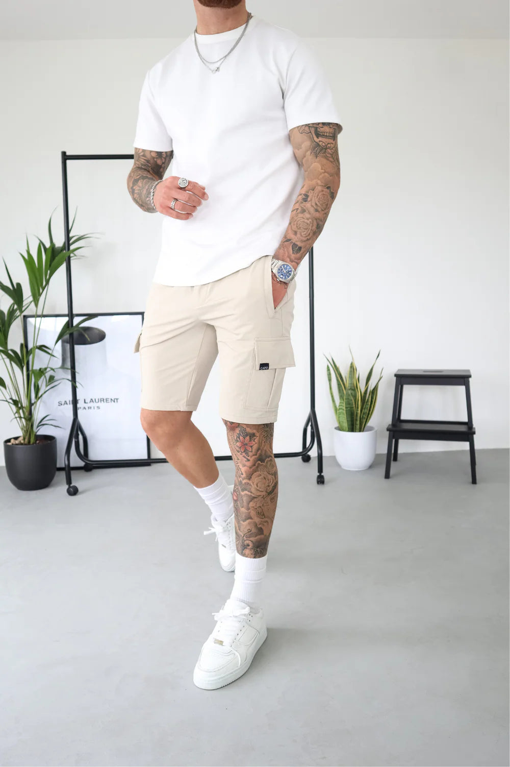 Capo UTILITY Cargo Short - Stone