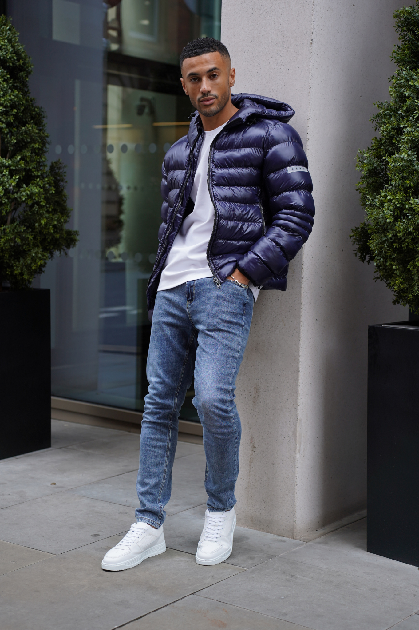 Capo Slim Fit Denim Jeans -  Mid Blue