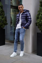 Capo Slim Fit Denim Jeans -  Mid Blue