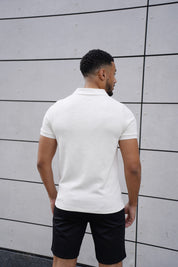 Capo Jersey Slub Cuban Polo Shirt