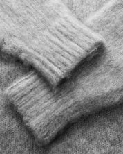 Bénir Mohair Knit BC Jumper - Light Grey
