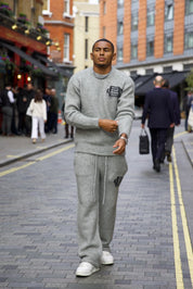 Bénir Mohair Knit BC Jumper - Light Grey